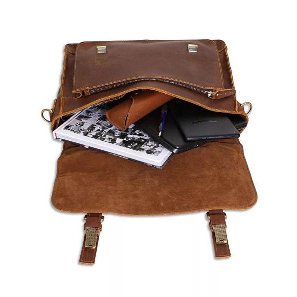 Büffelledertasche Computer Buffalo Hunter Leder Laptoptasche