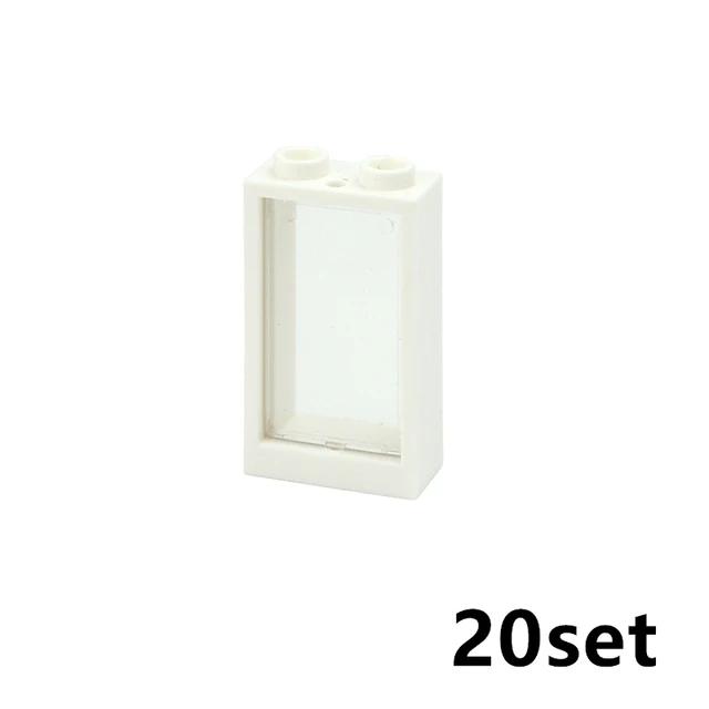 DIY Zubehör Stadt Freunde Haus MOC Teile Zaun Treppen Leiter Tor Bausteine Tür Fenster Figuren Garten Leduo Ziegel