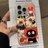Cute Red Hat Cat Strawberry Phone Case For Samsung Galaxy S25 S24 Ultra S23 FE S22 S21 Plus A55 A56 A16 A15 A54 A53 A33 5G Cover
