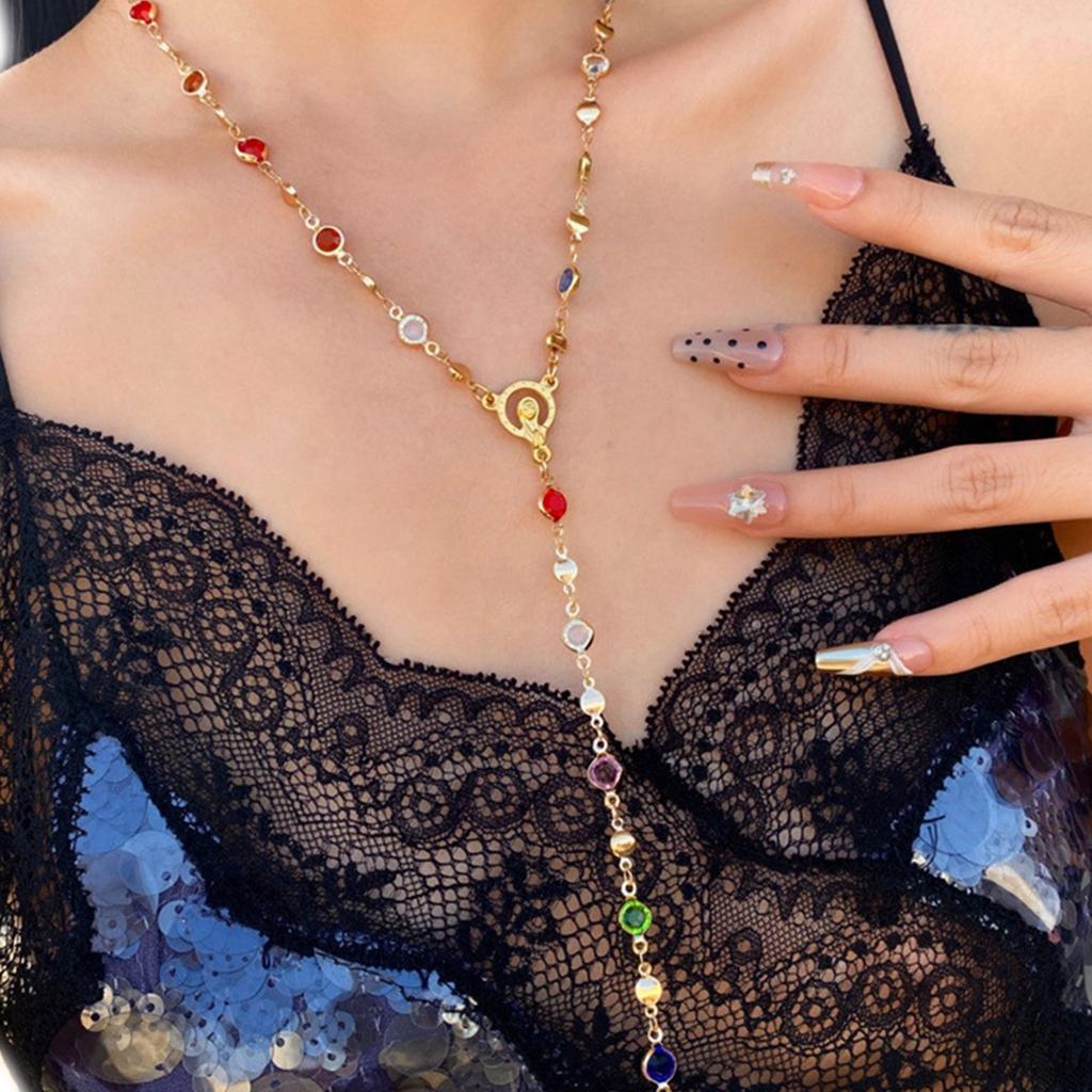 Elegant Long Necklace Featuring Black Glass Beads and Vibranting Color for Fashionable Women in Various Styles