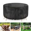 Patio Waterproof Round Garden Furniture Cover Outdoor Table Chair Protector Dust