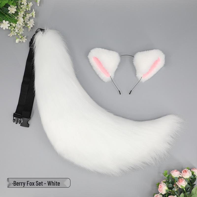 

Plush Lolita Fox Ear Headband & Tail Cosplay Accessories