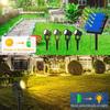 Mais novo 3000K/6000K/RGB Solar LED Luz Ao Ar Livre Solar Spotlight Solar Garden Light Outdoor IP65 Waterproof Lawn Lamp Wall Light