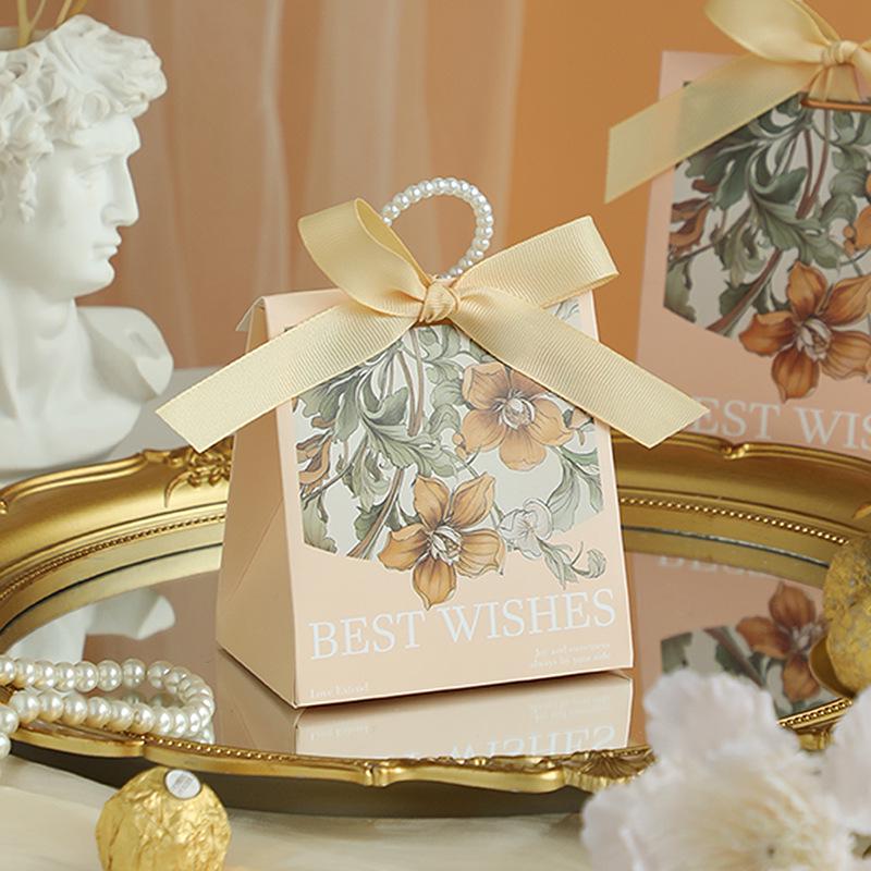 2026 Elegant Wedding Candy Box - High-End Gift Packaging for Wedding Favors Small
