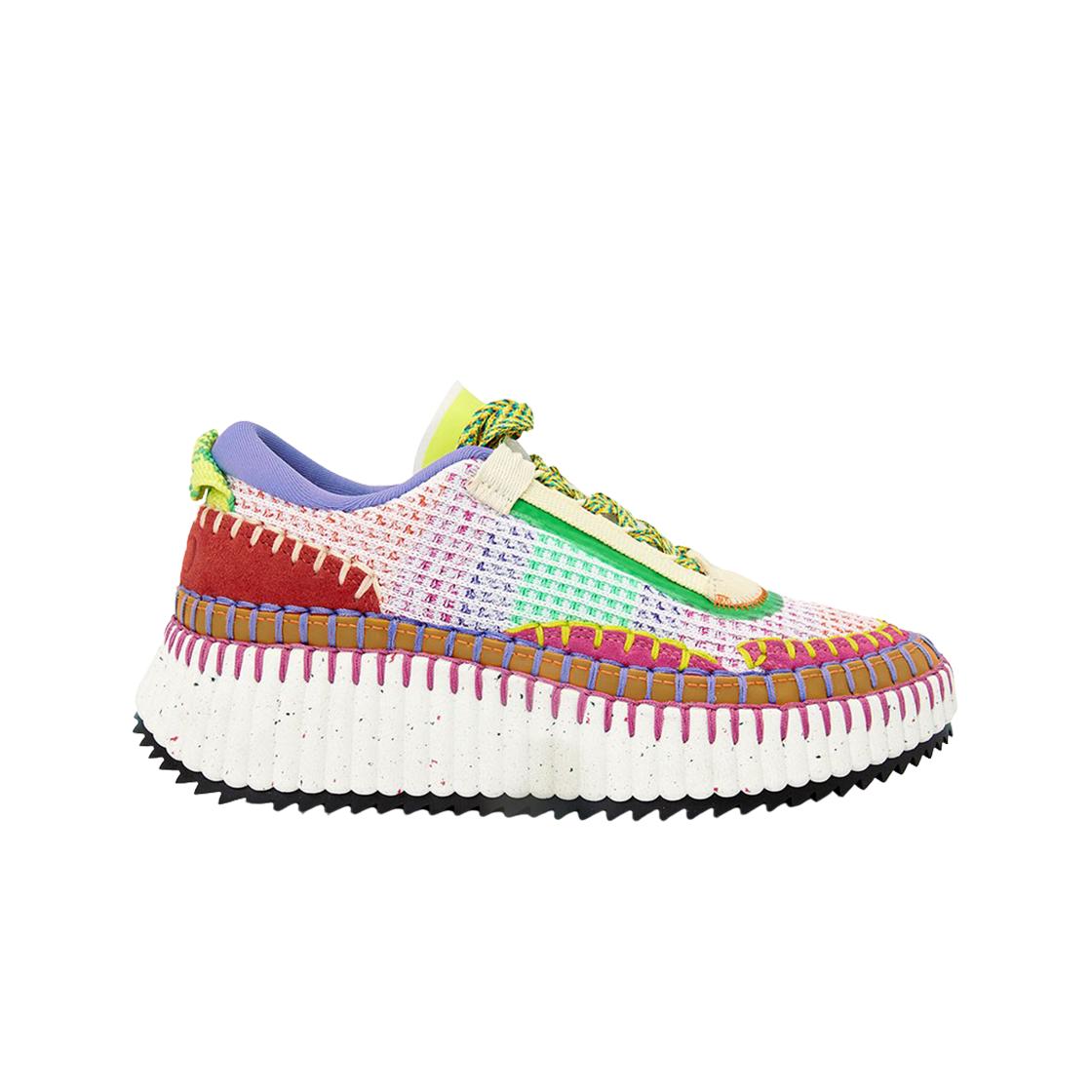 

(w) Chloe Nama Sneakers Multicolor Red EU 35W