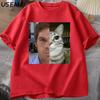 Dexter Morgan Cat T-shirts Funny Short Sleeve O Neck Tshirt Unisex Streetwear Mens Clothes Harajuku Printed T-shirt Tops