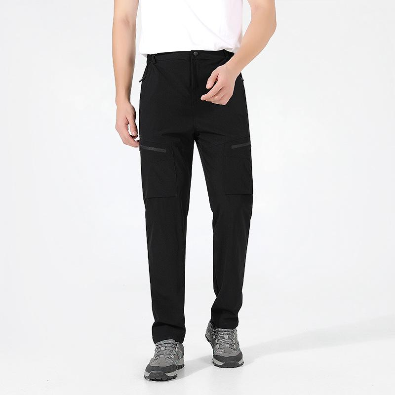 Unisex Quick-Dry Lightweight Summer Cargo Pants – Breathable, Waterproof, Straight-Leg Fit for Outdoor Activities