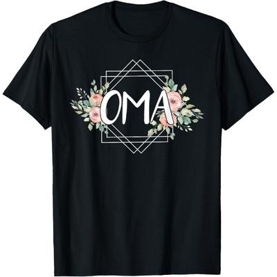 Gift For Oma Flower Style T-Shirt
