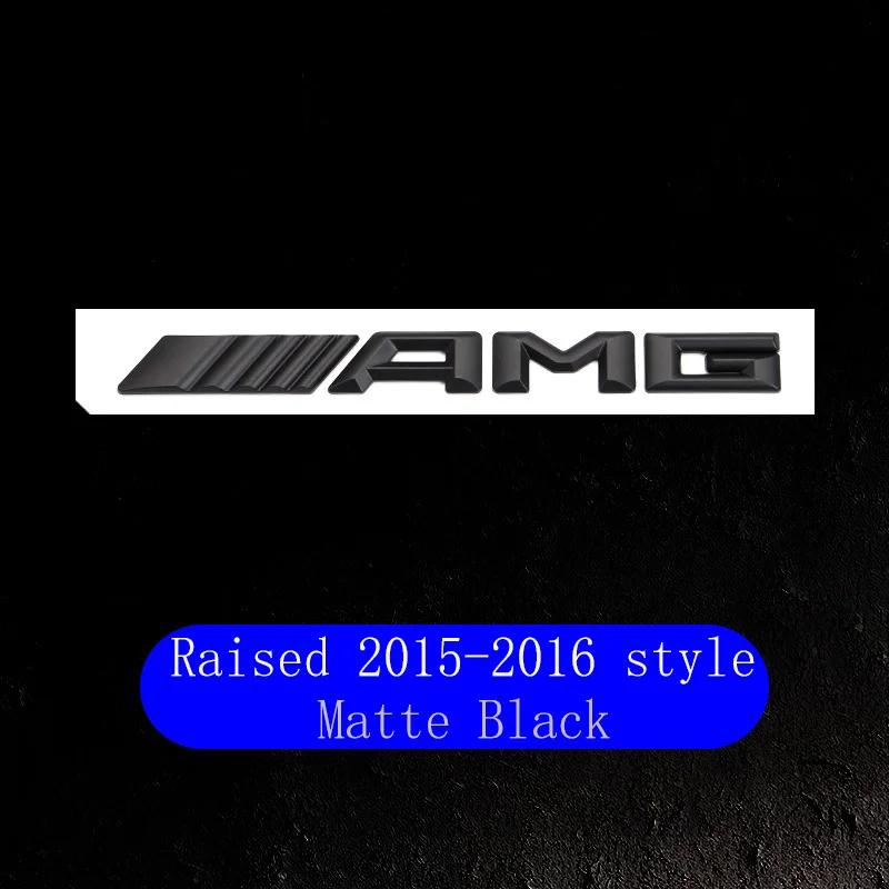 Car Sticker AMG Logo Car Tail Trunk Auto Emblem Sticker Accessories For Mercedes Benz Brabus Smart Maybach W204 GLC CLA W205 W20