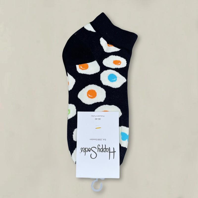 Happy Socks Womens Ankle Cartoon Cute Cotton Low Cut Colorful Casual