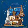 2366PCS Medieval Blacksmith Shop Building Blocks European City Street View Store MOC Building Model Bricks Toys Gifts For Kids
