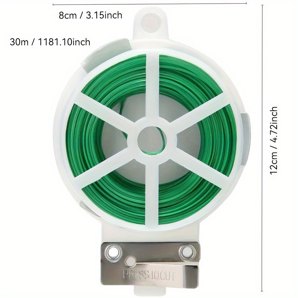 

30m Gardening Binding Wire, Plastic Twist Ties, Plant Fixing Wire, Portable Garden Cable Ties, Gardening & Lawn Care