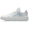Li Ning Wave Superwave Lo Slip Resistant Breathable Lightweight Abrasion Resistant Skateboard Shoes Women's White Blue AECR004-3