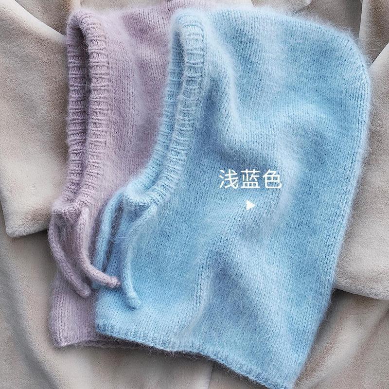 Winter Warme Strickmütze Pullover Outdoor Winddicht Ski Motorrad Radfahren Sturmhaube Schal Hut