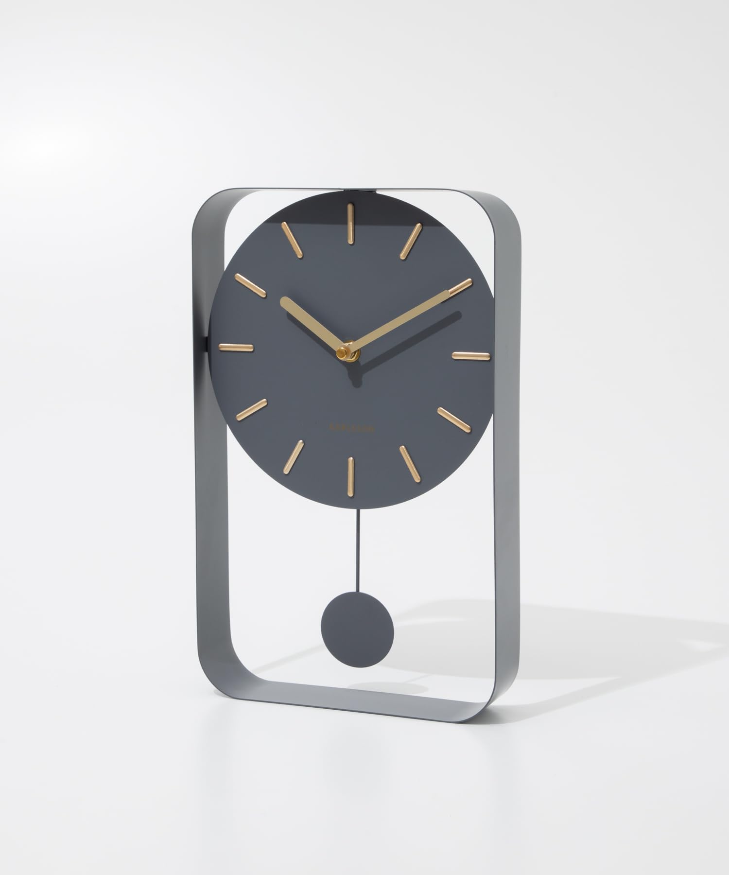

KARLSSON Wall Clock Pendulum Charm Small Gray [Used] серый