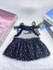 Pet Spring and Summer Sleeveless Vest Dog Polka Dot Skirt Lace Bow Teddy Top Dog Clothes for Small Dogs Puppy