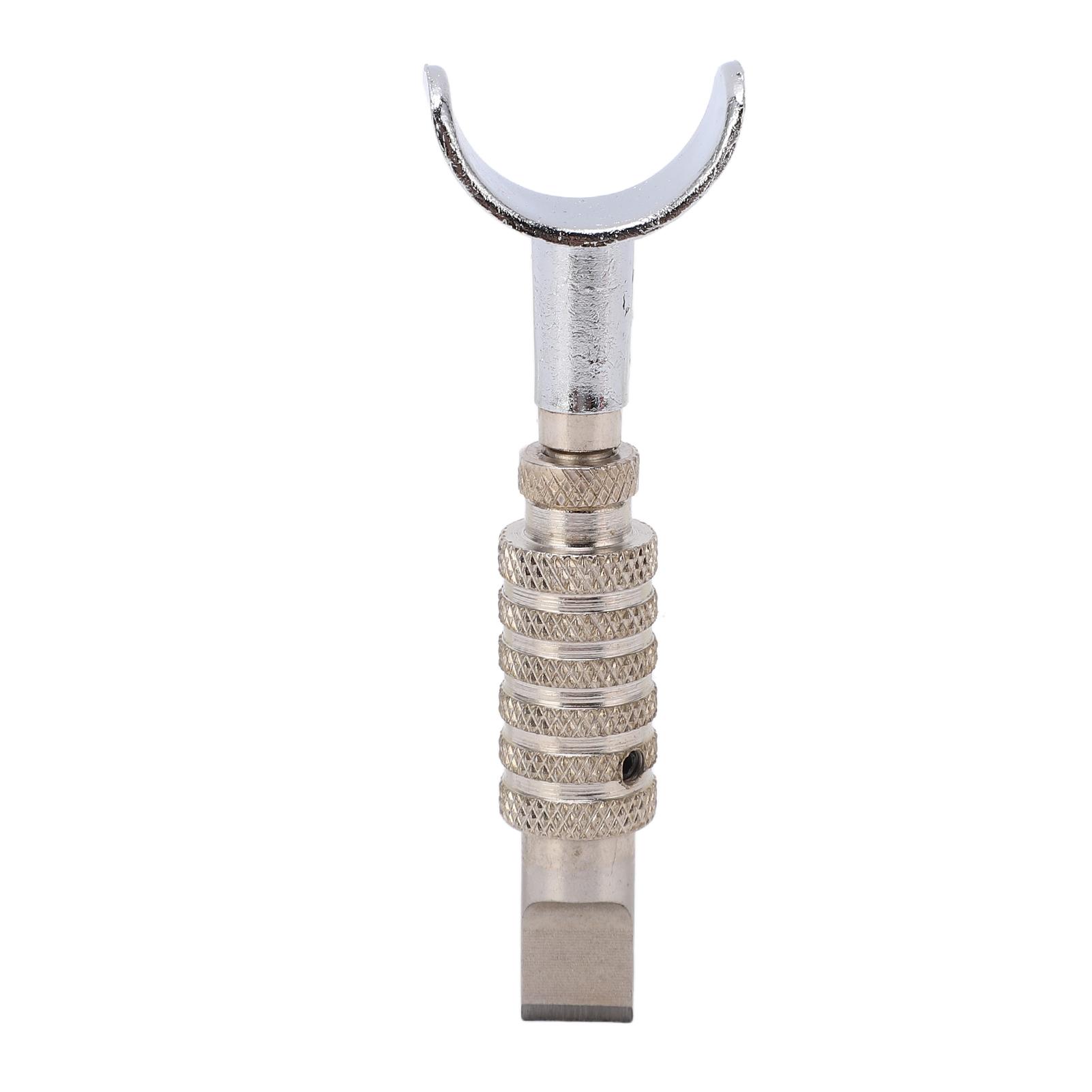 Leather Swivel Knife High Carbon Steel Durable Sturdy 7mm Flat Knife Head Wide Application Leathercraft Carving Knife 09