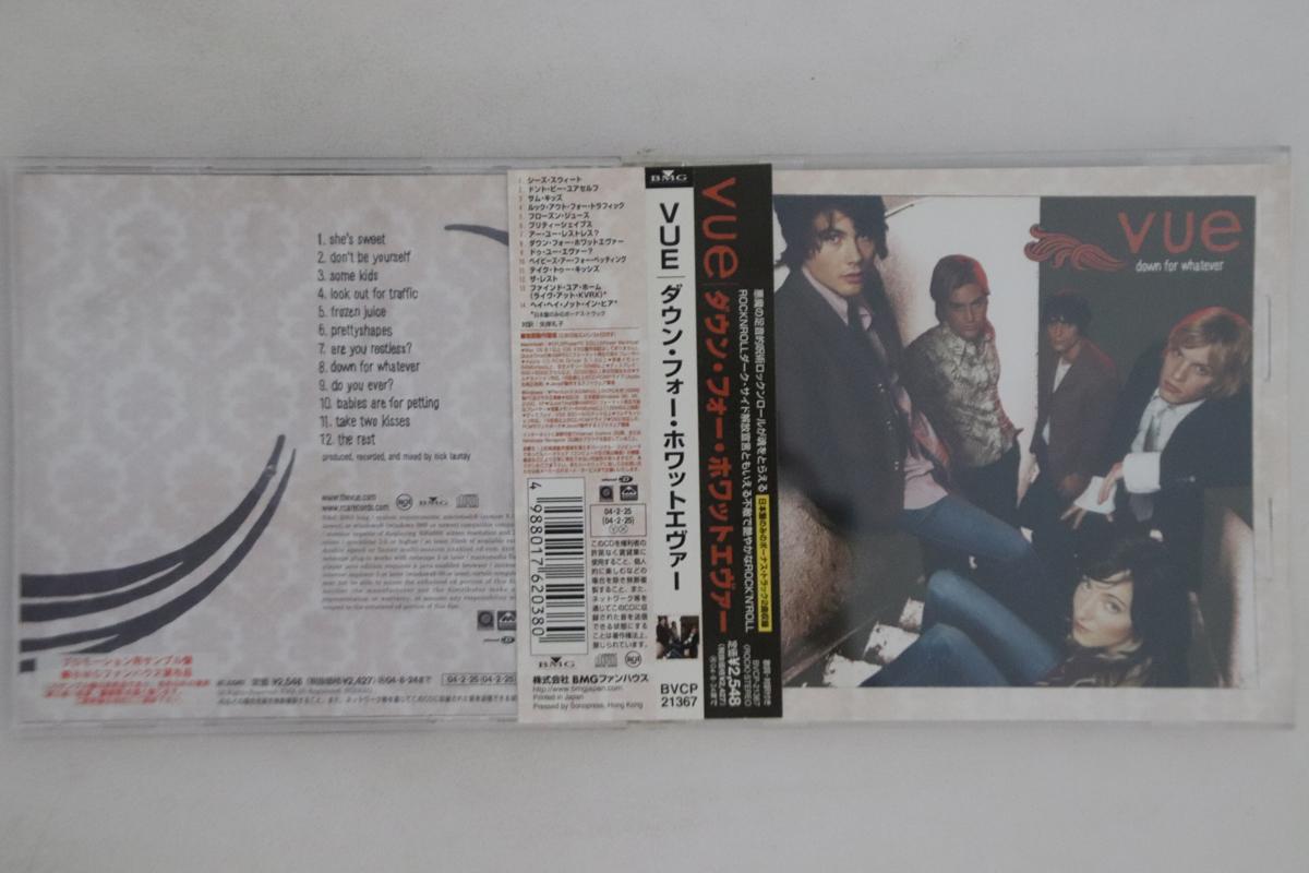 

CD VUE - Down For Whatever BVCP21367PROMO BMG 2003 Japan Obi Rock Used
