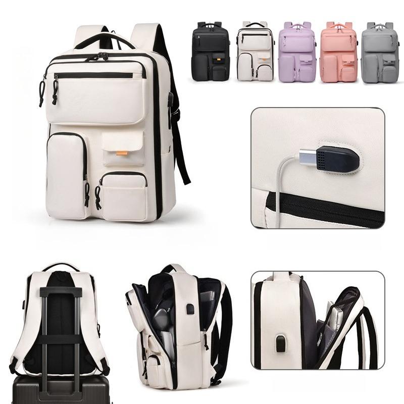 Borsa per Laptop per Macbook Air Pro 13 16 Custodia Xiaomi Lenovo 14 15.6 Pollici Antiurto Borsa a Spalla Portatile Borsa a Mano Cartella Zaino