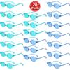 KAMMPT 20 Pack Flame Sunglasses Rimless Trendy Multicolor Party Shades Fashion Candy Color Sun Glasses