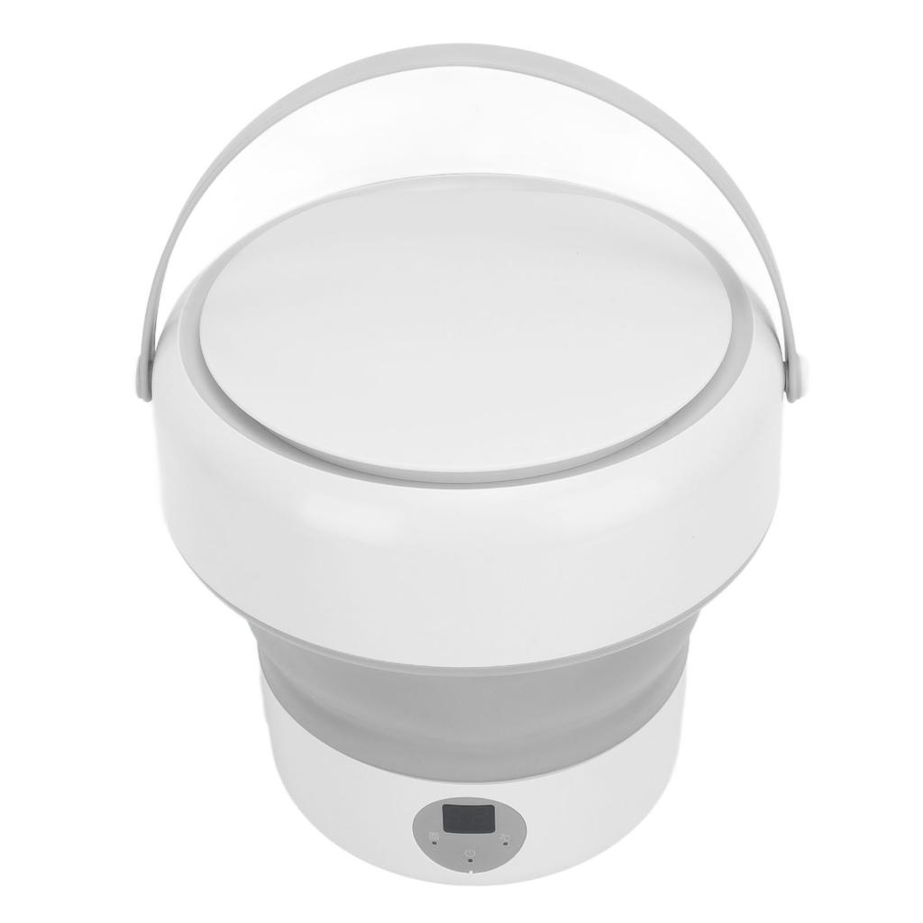 Mini Washer With Water Filter Basket Foldable Superior Stain Removal Small Portable Washing Machine