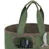 30L Heavy-Duty Waterproof Canvas Tool Storage Bag Large Capacity Garden Tool Tote Easy Carrying Portable Organizer