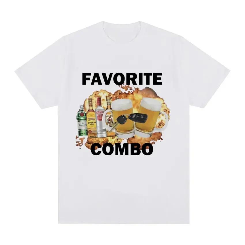 Fun Favorite Combination Meme T-shirt Women's Highquality Tshirt Fashionable Short Sleeved Tshirt Oversized Top