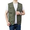 Vest Men's Outdoor Leisure Young and Middle Aged Photography Fishing Canshouldered Vest Jacket Sports Coat Men