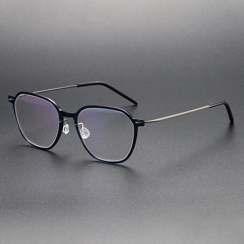 Denmark Design Polygon Glasses Frame Men Women Fashion Ultralight Myopia Eyeglasses 6627 Prescription Optic Spectacles Eyewear