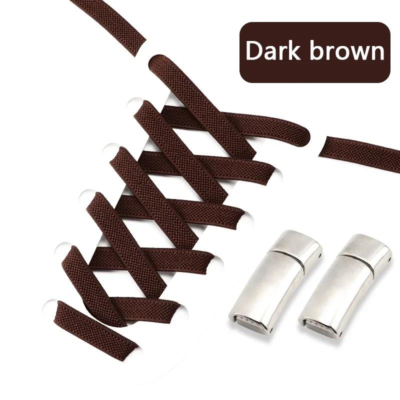 Magnetic Shoe Laces Clip Flat Elastic Stretch Laces Sneakers Lazy No Tie Shoelaces Woman Men Children Casual Shoelace for
