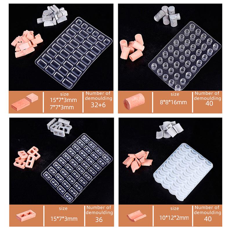 1Pc Sand Table Building Making Mini Brick Silicone Mold Diy Home Decoration