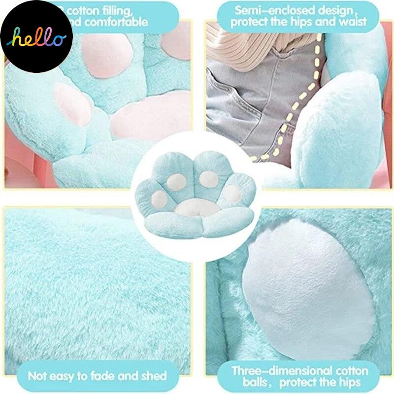 Křeslo Sedák Kočičí tlapka Cus on pro kancelář Jídelní židle Sedák Sedák Opěradlo Polštář Kancelářské sedačky Masáž Kočičí plyš Kreslené obrázky Cus on