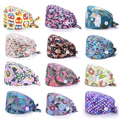 Pălărie de medic asistentă 38 de stiluri, ocazional, unisex, cu nasturi, pălărie de lucru, pălărie, șapcă, tipărită, antipraf.