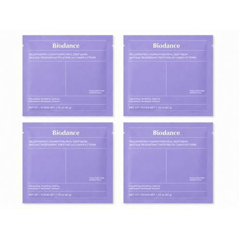 Biodance Rejuvenating Caviar PDRN Real Deep Mask 34g x 4ea