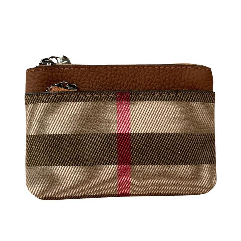 Dámská mini peněženka na mince z pravé kůže - Nový módní styl 2025