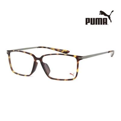 Puma Eyeglass Frames PU0114OA 002 Square Titanium Women's Men's Glasses