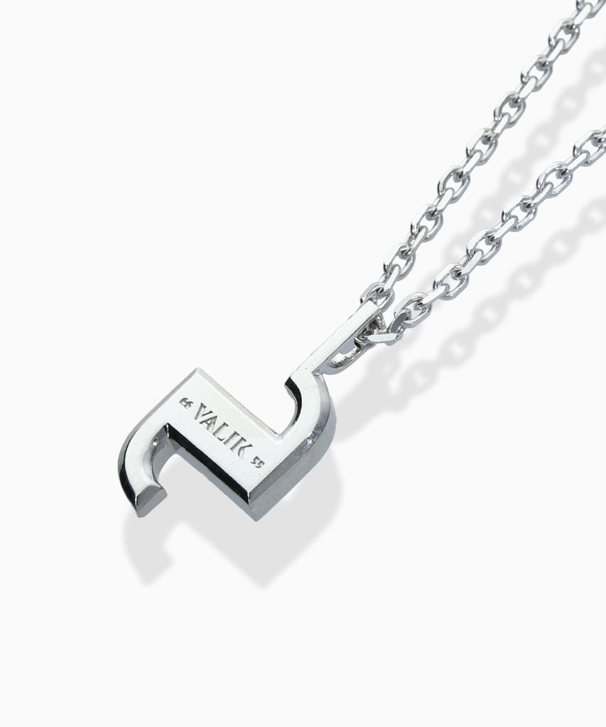 Valik [925 Silver] No.02 Signature Pavé Necklace [L]