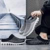 Baotou Herren Halbschuhe Sommer Fliegenstrick Mesh Slipper Sportschuhe Einschlupf Leicht Fersenlos Lässige Hausschuhe
