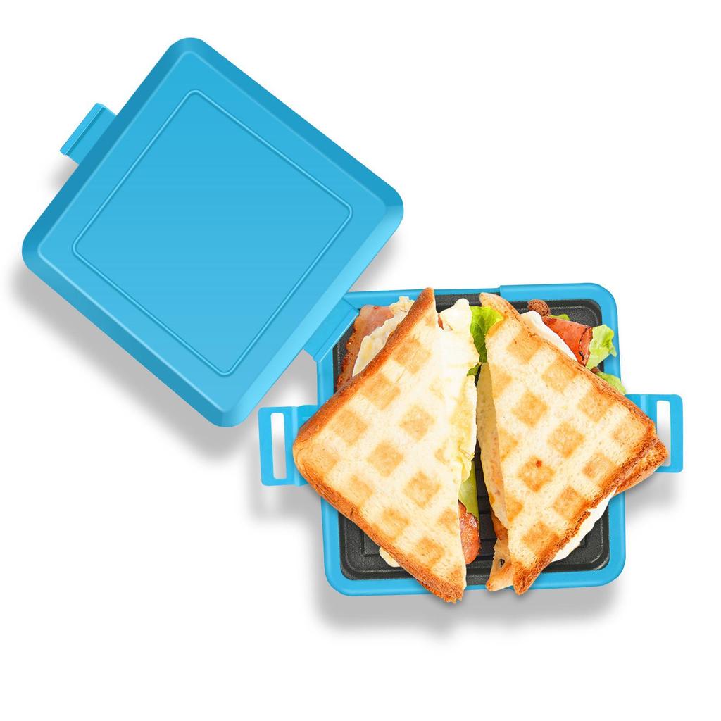 Waffle Sandwich Maker: Microwave-Safe Baking Pan for Breakfast