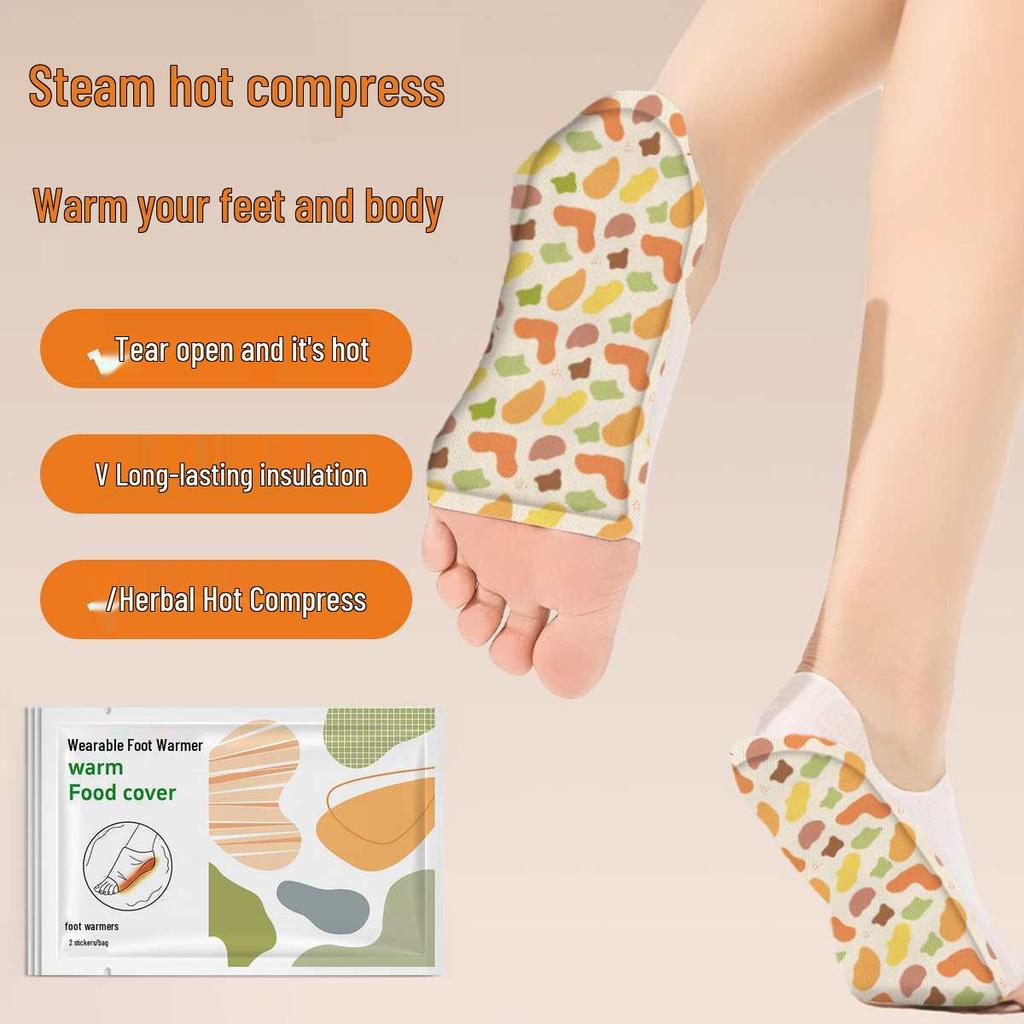 Jednorázové samonahřívací ohřívače nohou - Nálepky s parním teplem pro útulné nohy