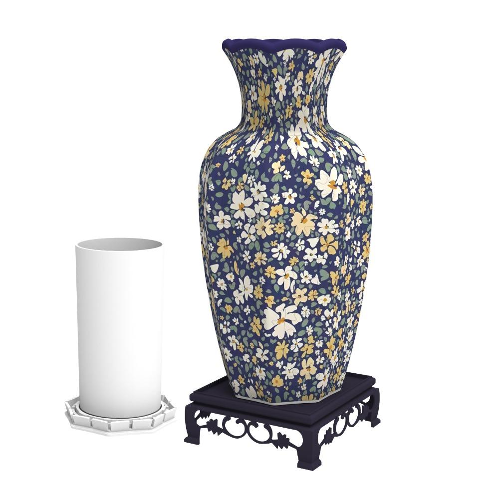 

Creative DIY Arts Vase Waterproof Flower Vase Jigsaw Flower Arrangement Vase Housewarming Gift Style B