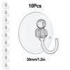 10Pcs Suction Cup Hook DIY Projects Easy Installation PVC