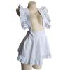Waist Apron for Women Half Apron Maid Apron Costume, Cooking Waist Apron Ruffled Waist Apron Maid Cosplay Costume