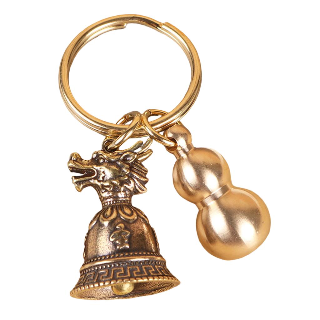 Personalized Brass Keychain, Brass Creative, Twelve Copper Bell