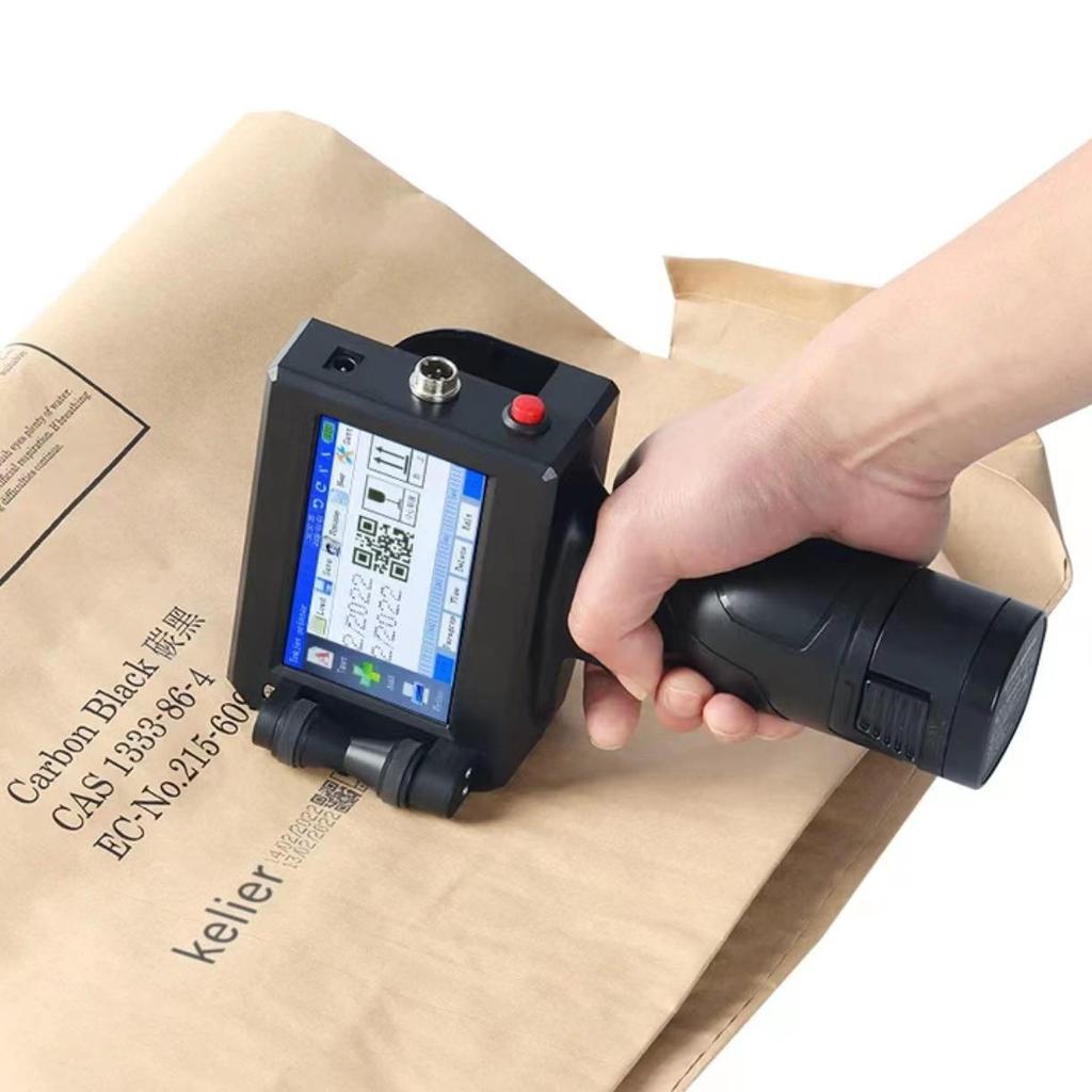 Compact Automatic Handheld Inkjet Printer for Batch Number and Barcode Date Coding On Cartons