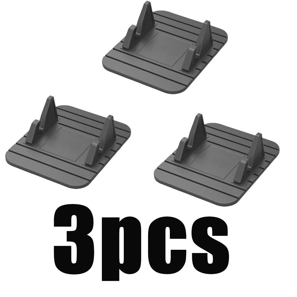 1/2/3pcs Anti-Slip Car Silicone Holder Mat Pad Dashboard Mobile Phone Stand Mount For Iphone Samsung Xiaomi In Car Gps Holder