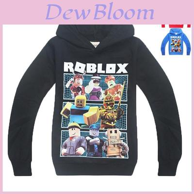 Lebendiger Kinder-Roblox-Print Hoodie-Pullover Mit Langen Ärmeln Und Bequemer Passform