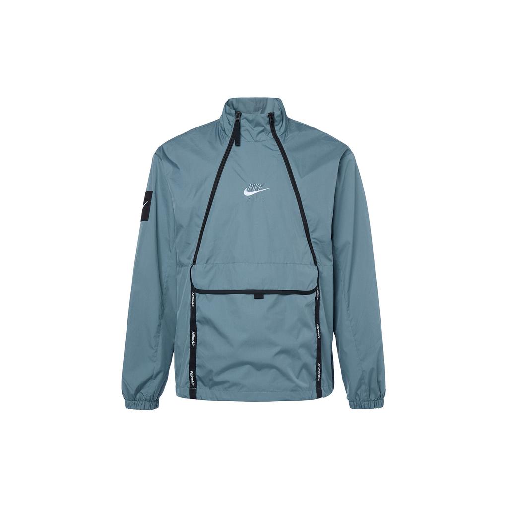 Nike Reflective Logo Print Casual Sports Jacket Men Jackets Ozone-Blue CU4119-031