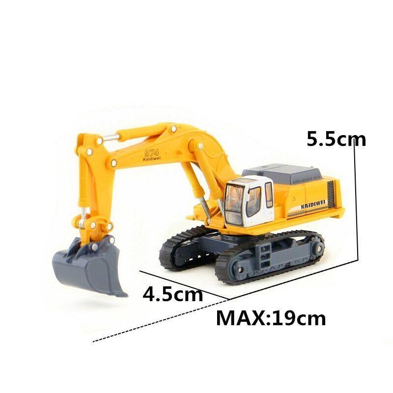 1/87 желтый экскаватор — фото 3