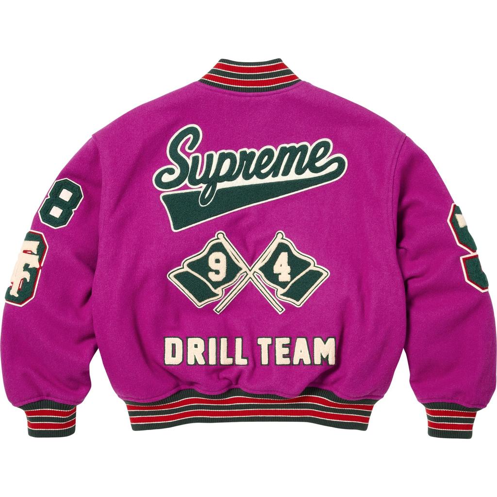 Supreme Drill Team Varsity Jacket Jackets & Coats Unisex SUP-FW25-072